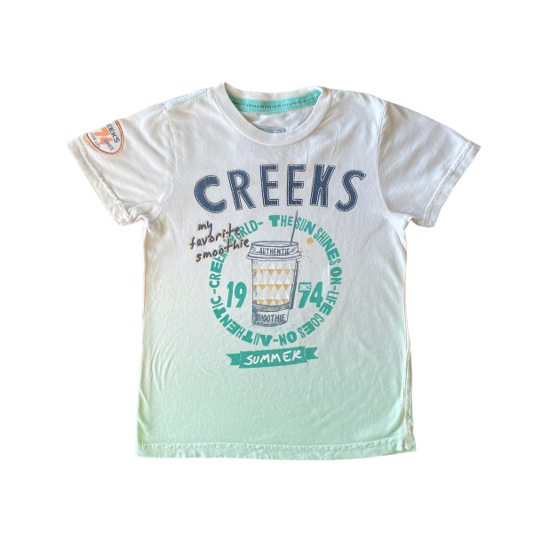 Tee-shirt CREEKS 9-10 ans gris Tee-shirts  Creeks Enfant Enfant Garçon Creeks Vêtements Creeks Enfant Tee-shirts & Polos Creeks Enfant Tee-shirts  Creeks Enfant 